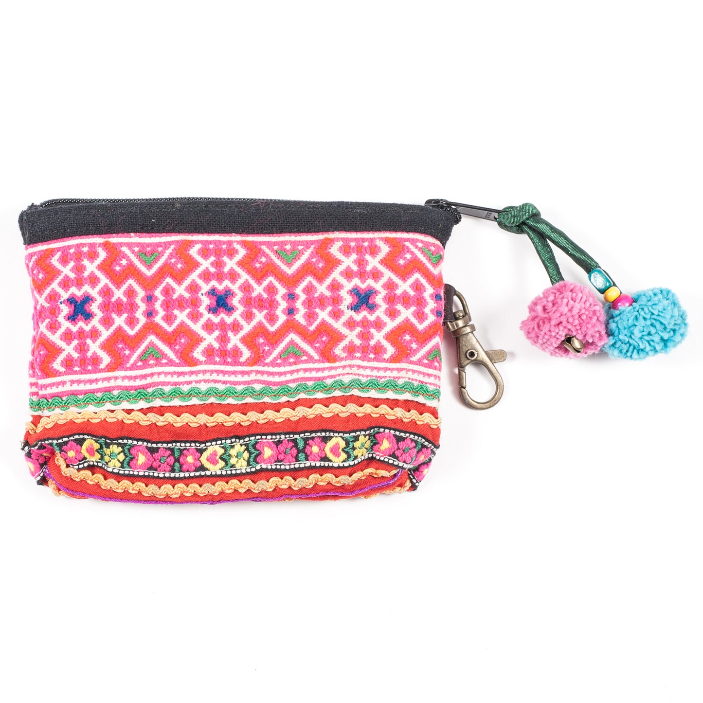 Vintage Hmong Hill Tribe Coin Purse (Thailand) - Style 10