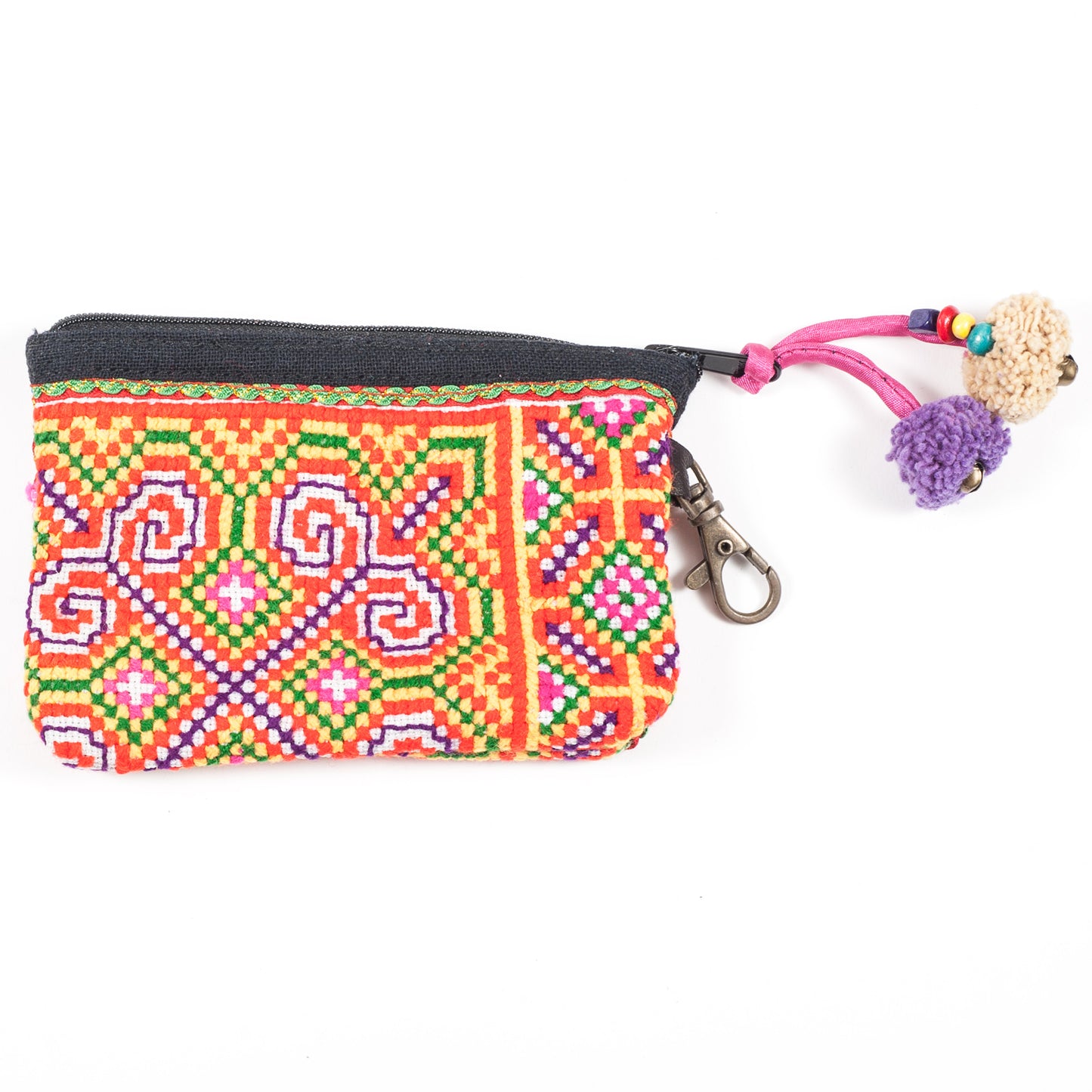 Vintage Hmong Hill Tribe Coin Purse (Thailand) - Style 12
