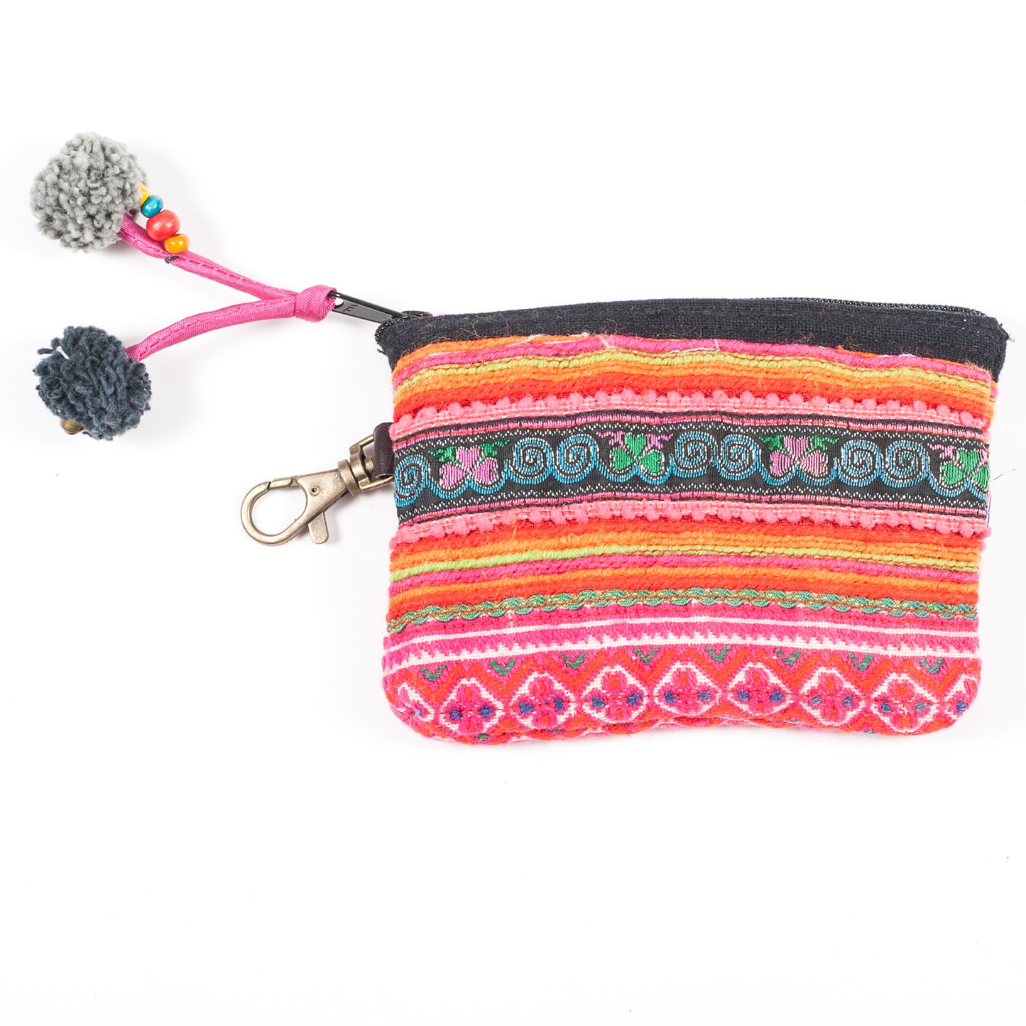 Vintage Hmong Hill Tribe Coin Purse (Thailand) - Style 13