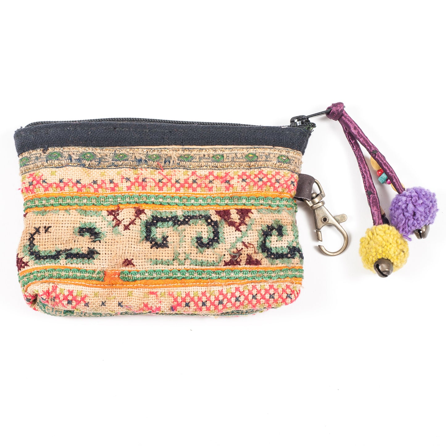 Vintage Hmong Hill Tribe Coin Purse (Thailand) - Style 15