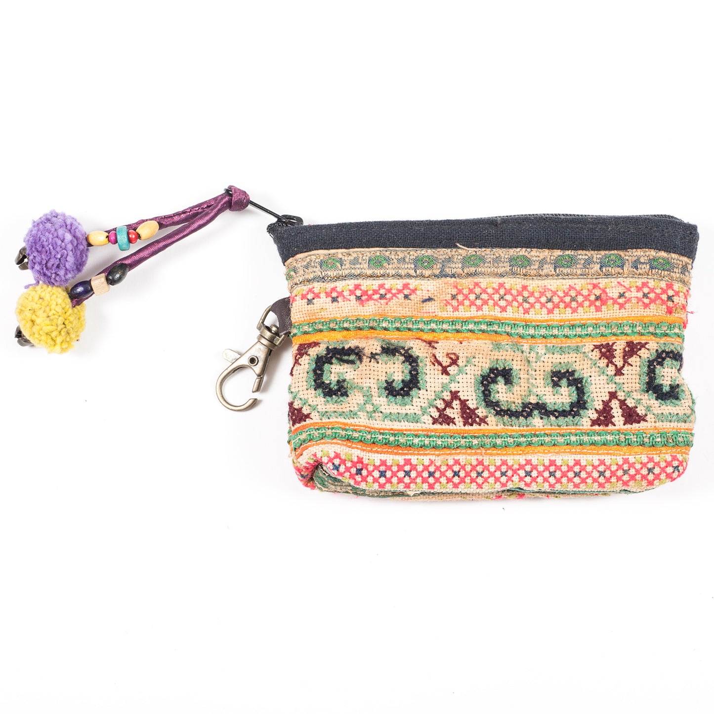 Vintage Hmong Hill Tribe Coin Purse (Thailand) - Style 15