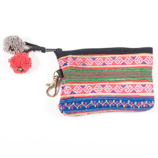 Vintage Hmong Hill Tribe Coin Purse (Thailand) - Style 6