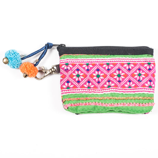 Vintage Hmong Hill Tribe Coin Purse (Thailand) - Style 9