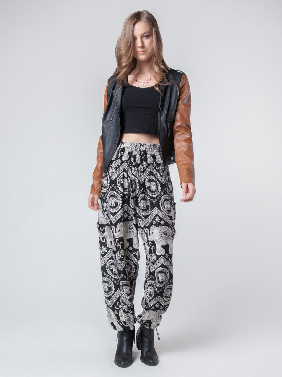 Black Diamond Harem Pants by The Elephant Pants
