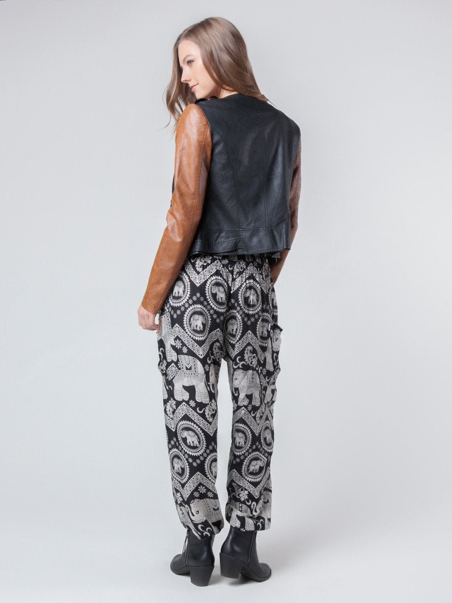 Black Diamond Harem Pants by The Elephant Pants