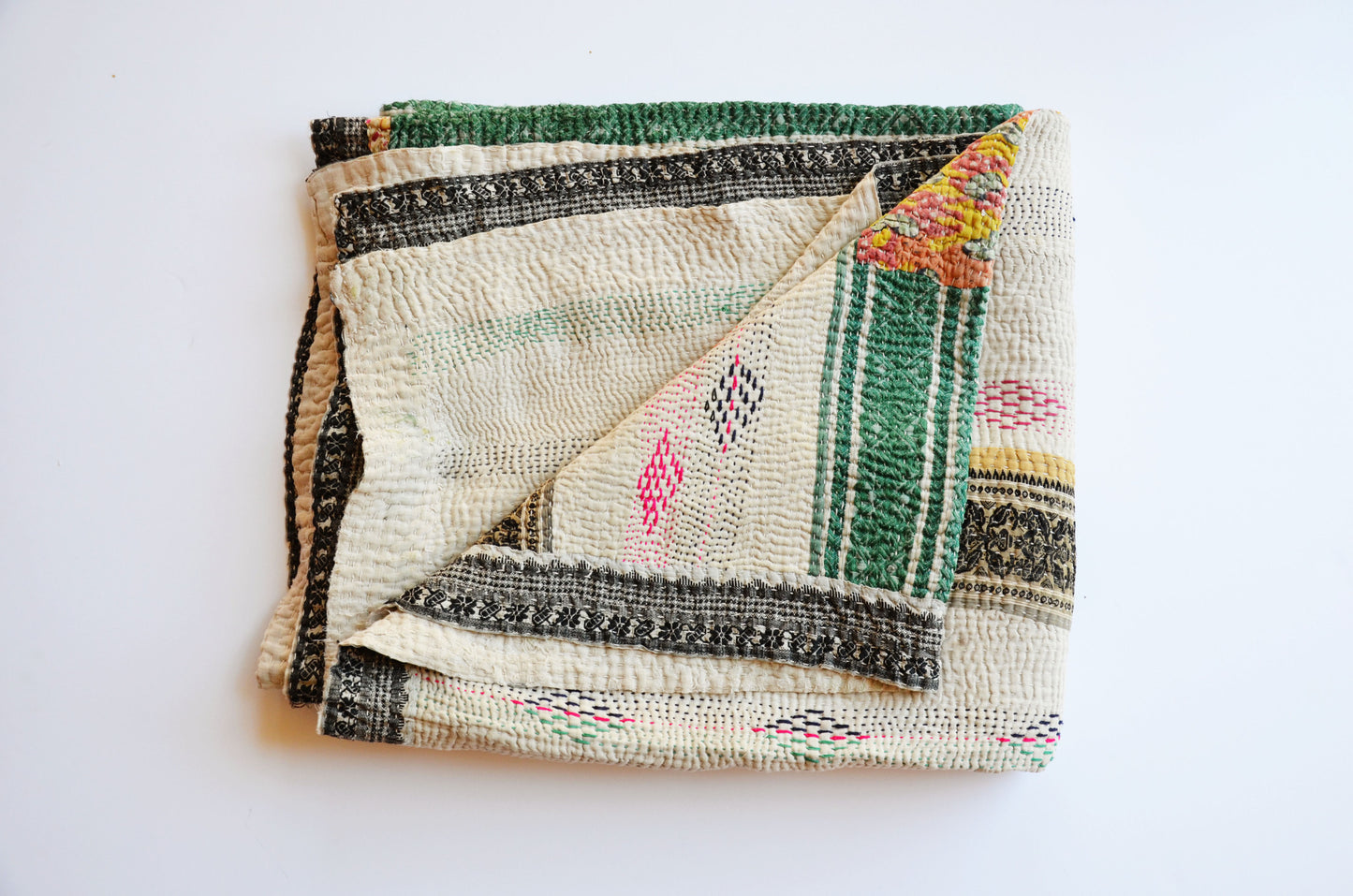Hand Crafted Vintage Kantha Throw C