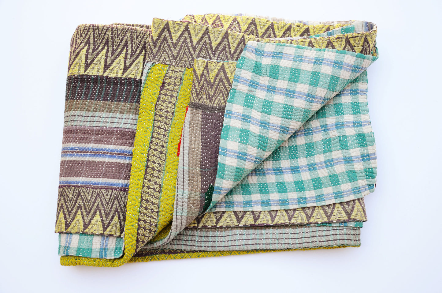 Hand Crafted Vintage Kantha Throw F