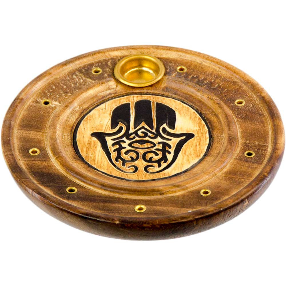 Hand of Fatima Incense Burner for Incense Cones and Sticks