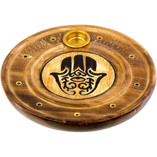 Hand of Fatima Incense Burner for Incense Cones and Sticks