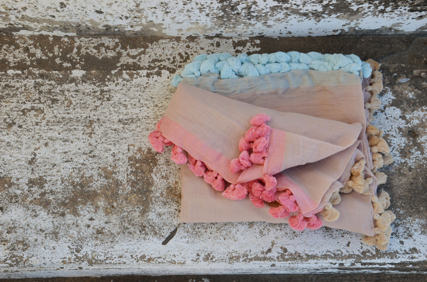 Handloom Tassel Scarf A