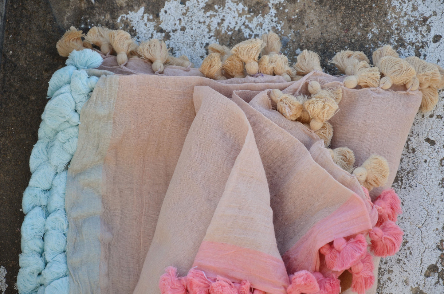 Handloom Tassel Scarf A