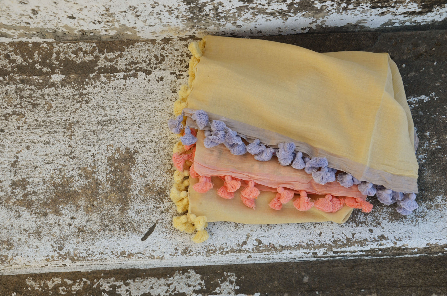 Handloom Tassel Scarf B