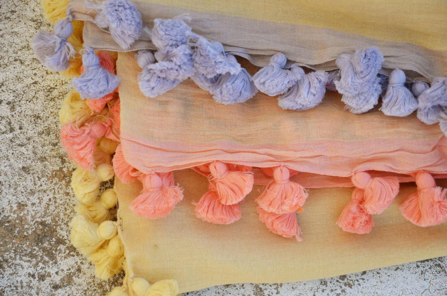 Handloom Tassel Scarf B