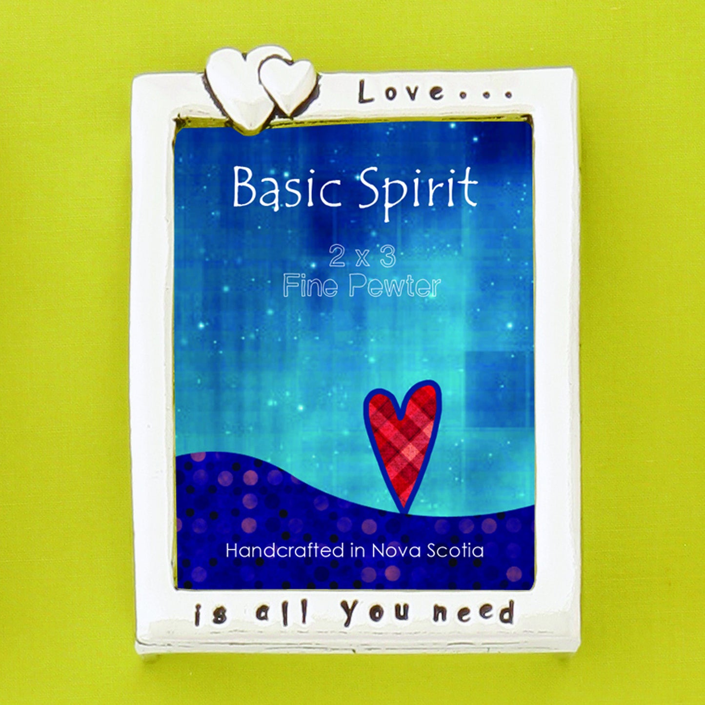 Mini Pewter Picture Frame - "Love Is All You Need"