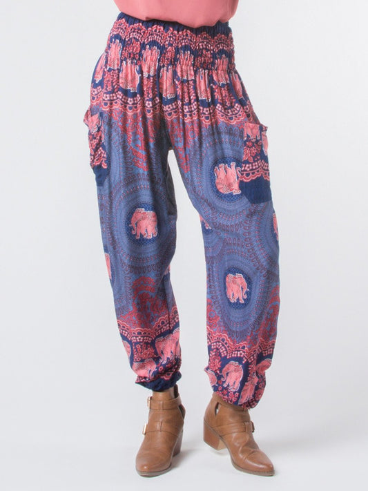 Nellie Dark Blue Harem Pants by The Elephant Pants