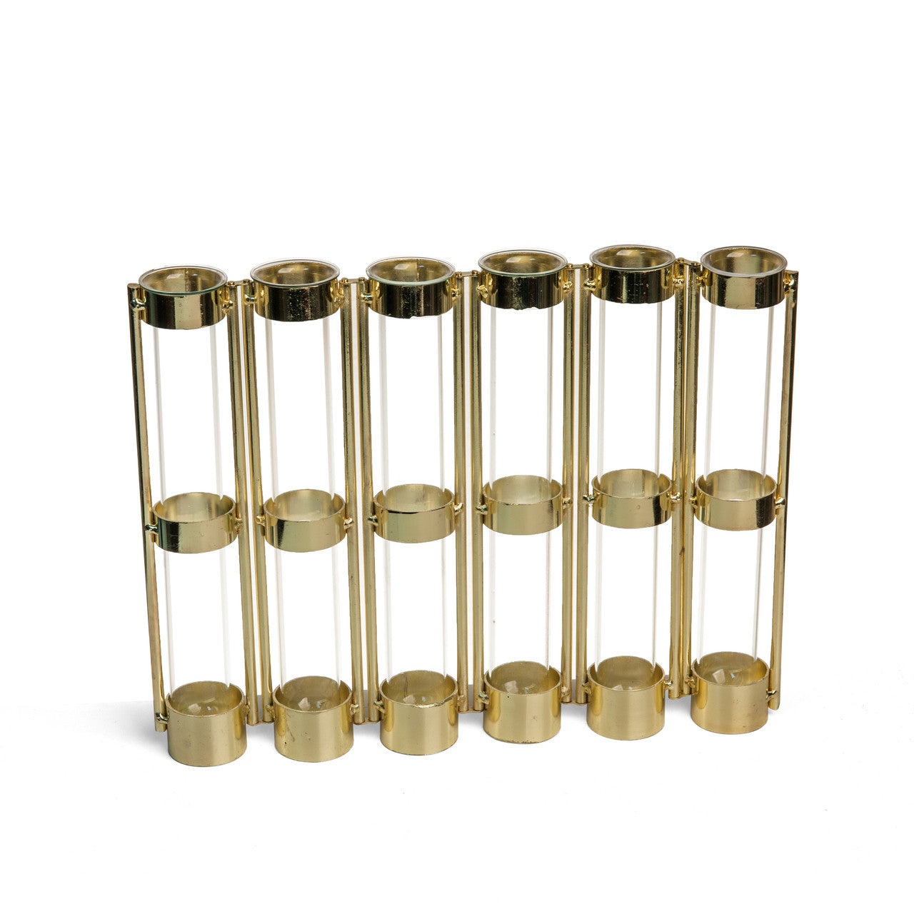Six Tube Hinged Vase (4 color options)
