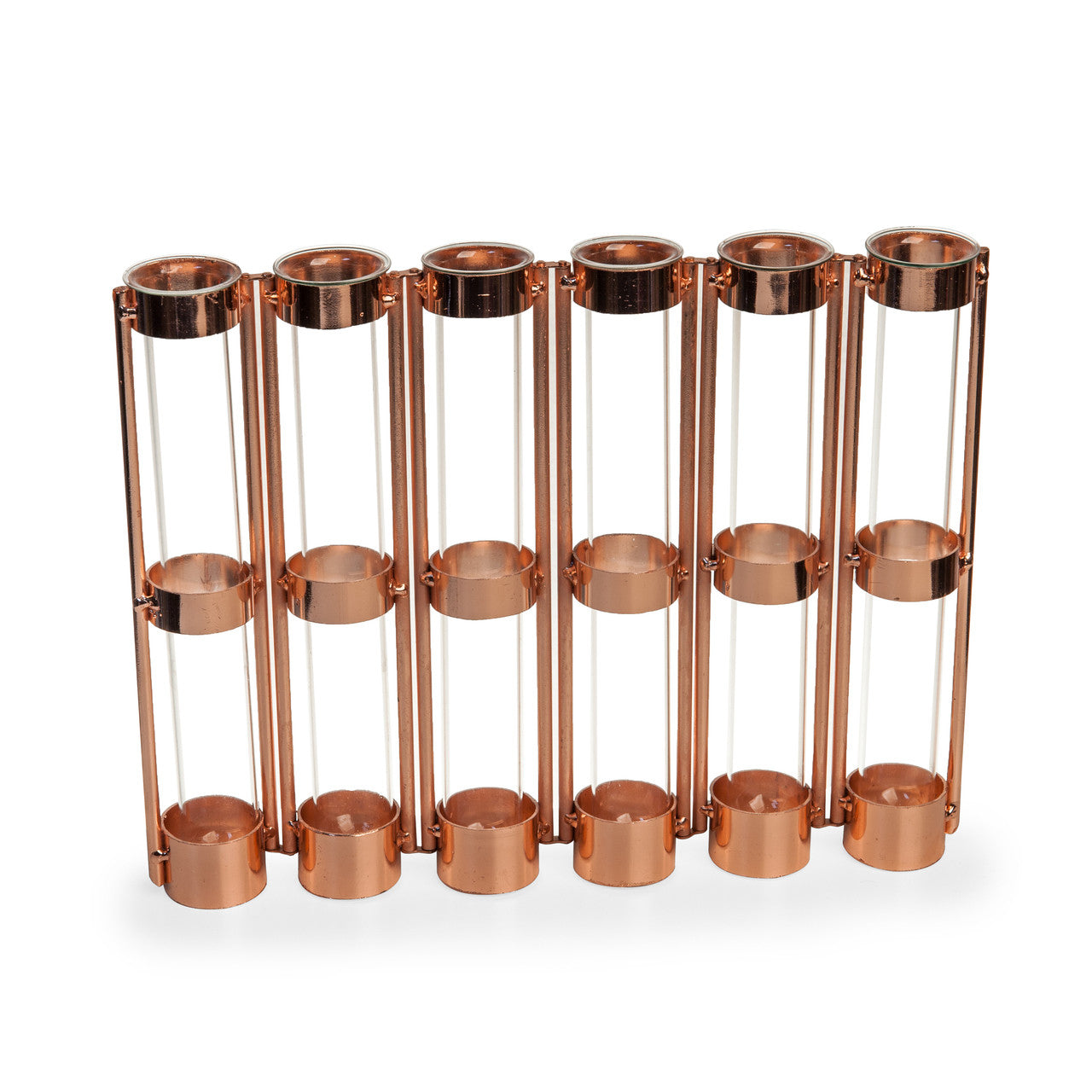 Six Tube Hinged Vase (4 color options)