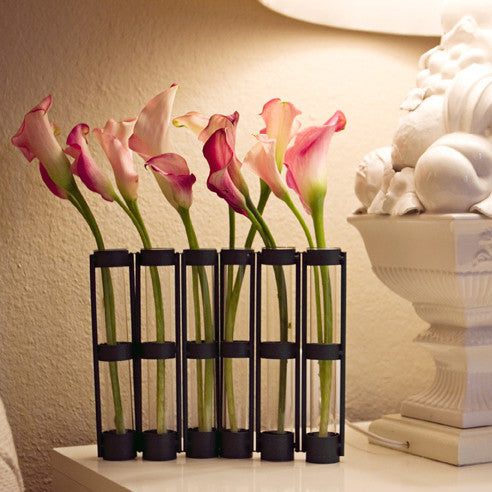 Six Tube Hinged Vase (4 color options)