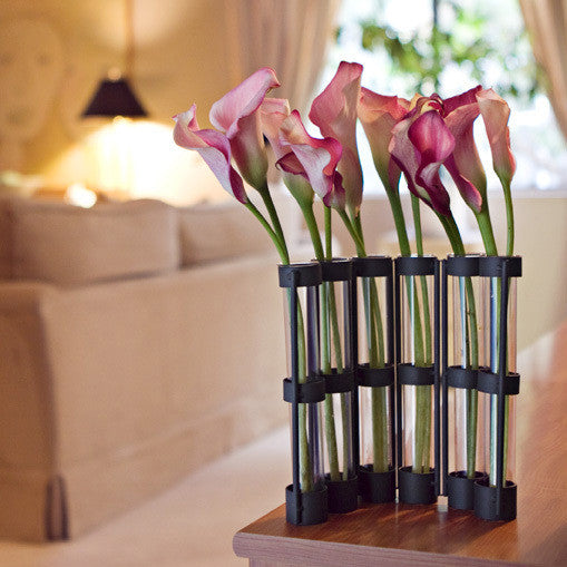 Six Tube Hinged Vase (4 color options)