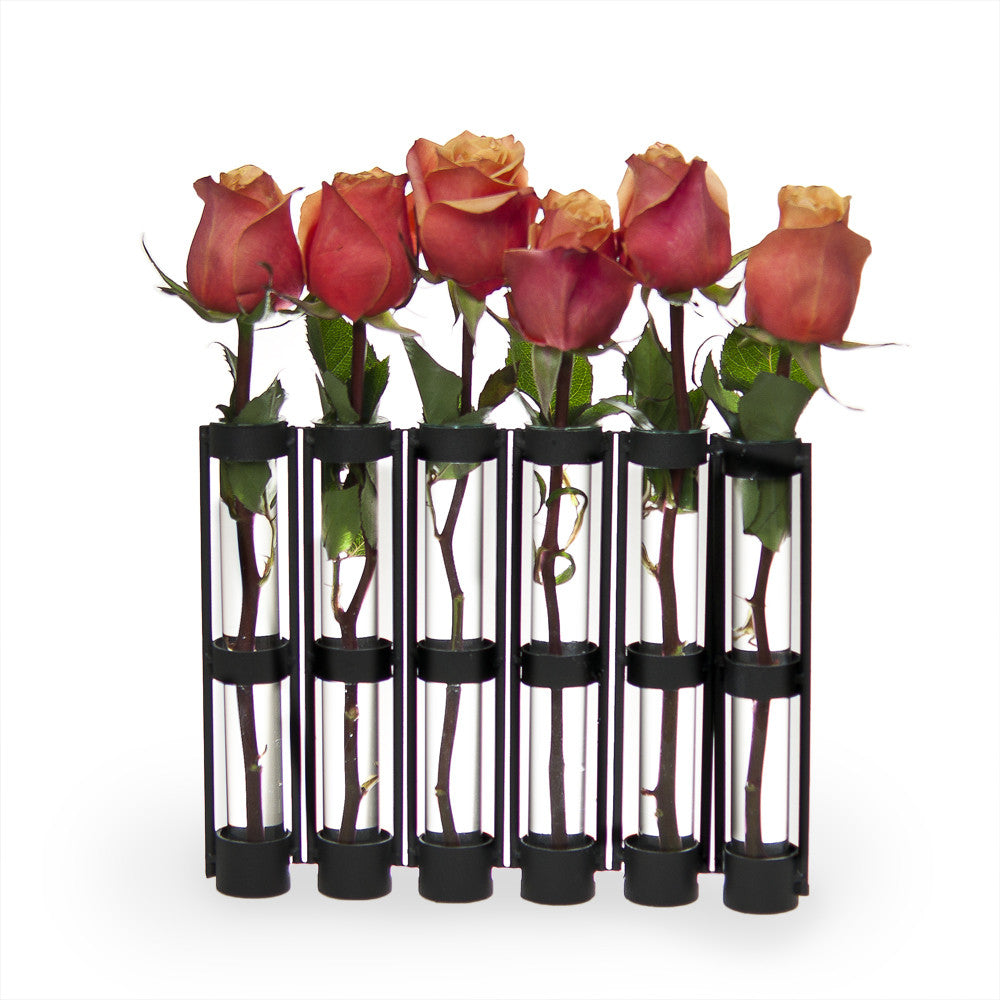 Six Tube Hinged Vase (4 color options)