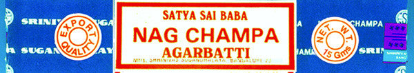Nag Champa Meditation Incense - 15g boxes - by Satya Sai Baba