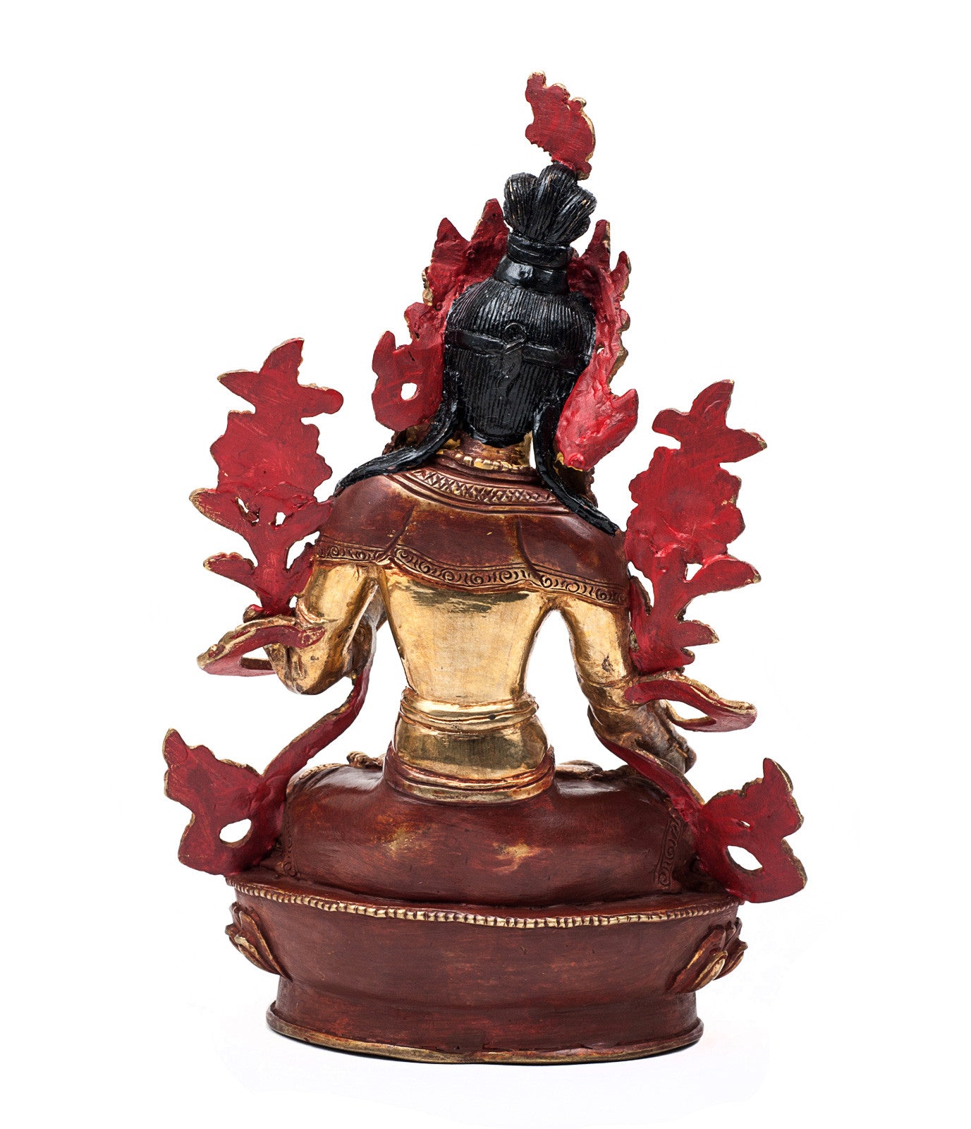 24kt Gold Plated White Tara Statue