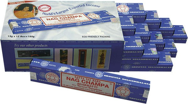 Nag Champa Meditation Incense - 15g boxes - by Satya Sai Baba