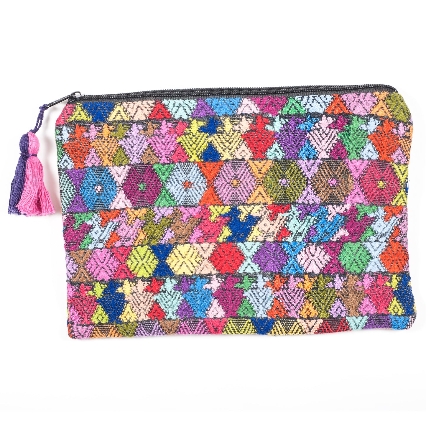 Upcycled Huipil Cosmetic Bag (Guatemala) - Style 7