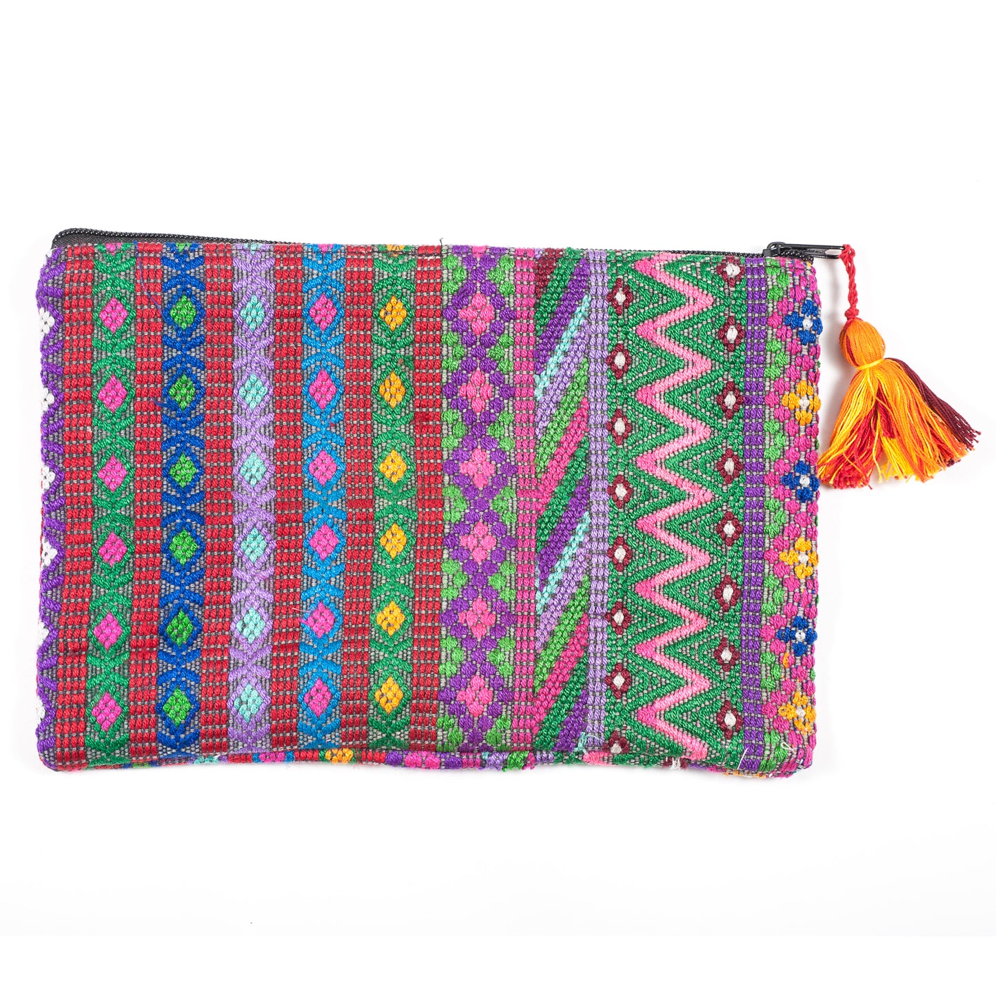 Upcycled Huipil Cosmetic Bag (Guatemala) - Style 8