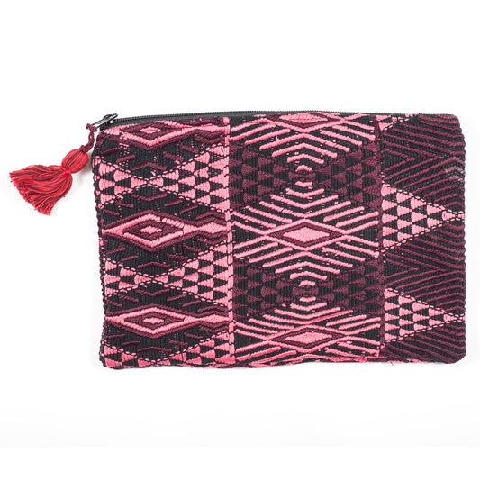 Upcycled Huipil Cosmetic Bag (Guatemala) - Style 9