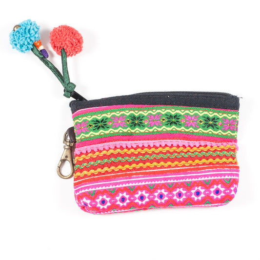 Vintage Hmong Hill Tribe Coin Purse (Thailand) - Style 1