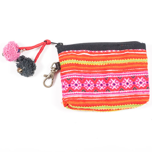 Vintage Hmong Hill Tribe Coin Purse (Thailand) - Style 11