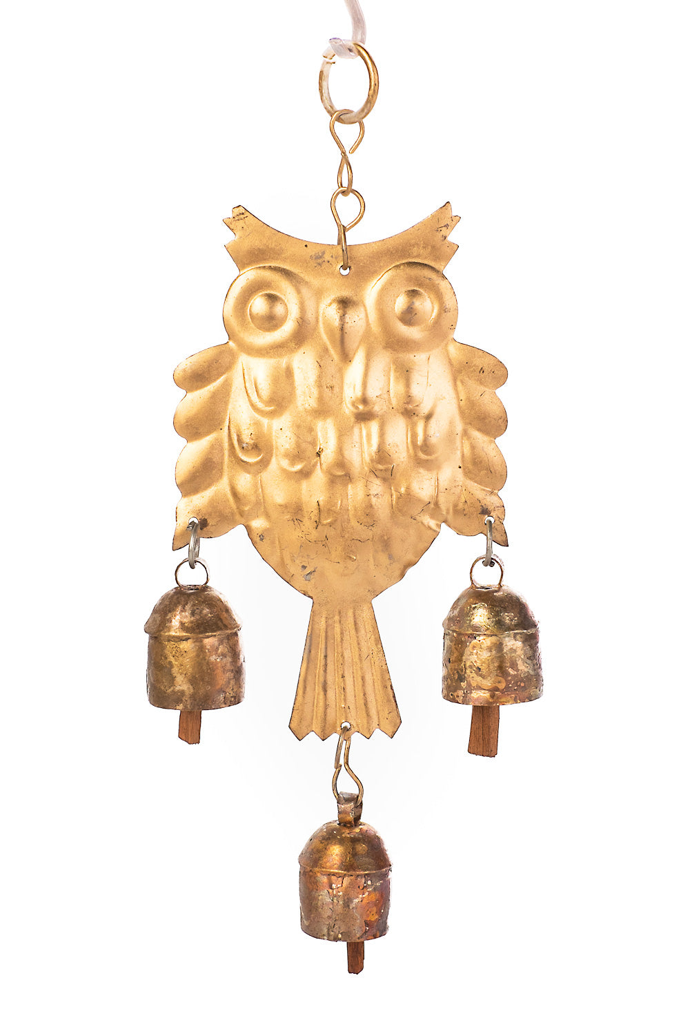 Owl Chime With Three Desert Bells