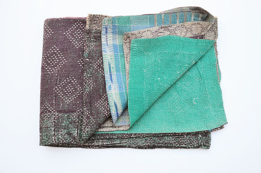 Hand Crafted Vintage Kantha Throw B