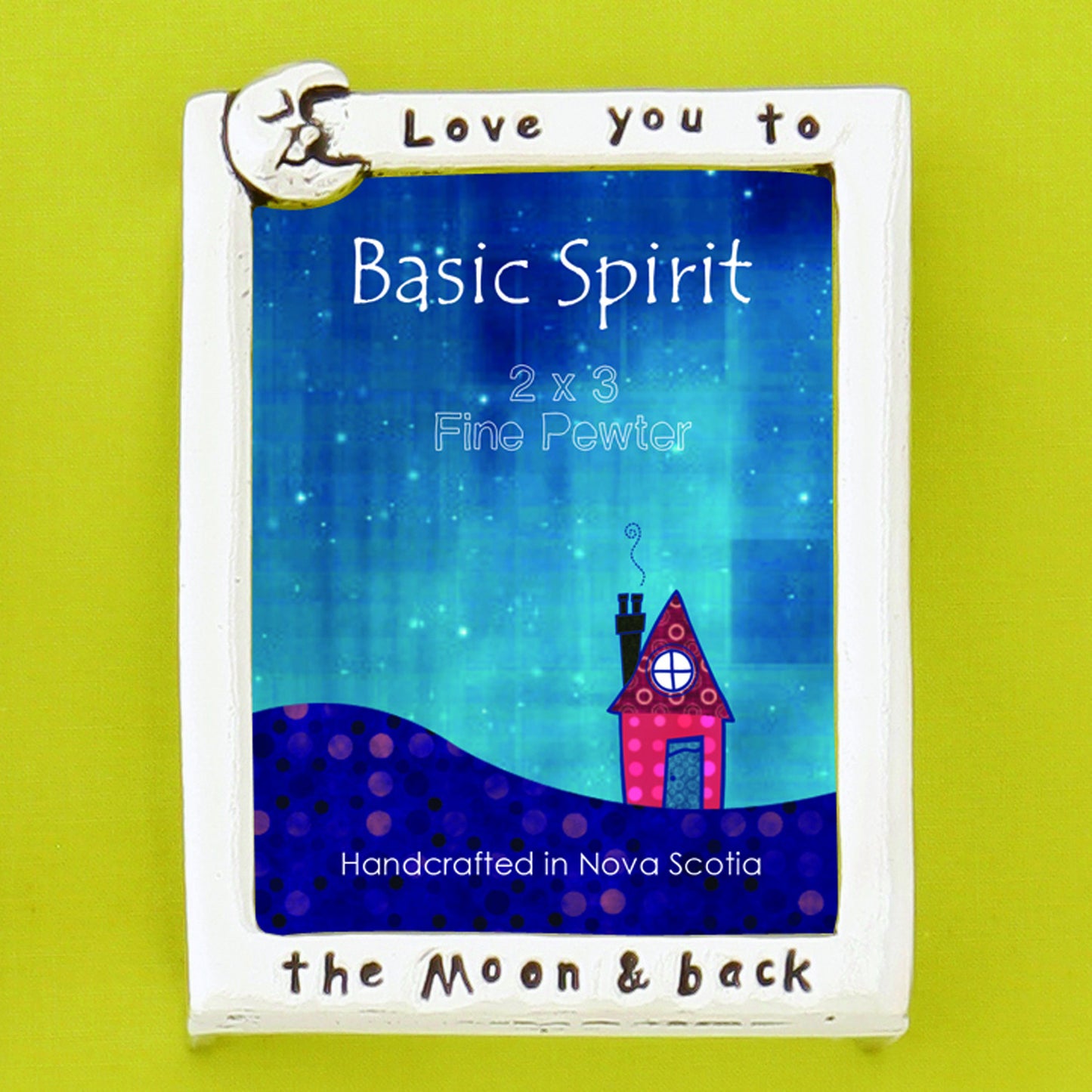 Mini Pewter Picture Frame - "Love You To The Moon And Back"