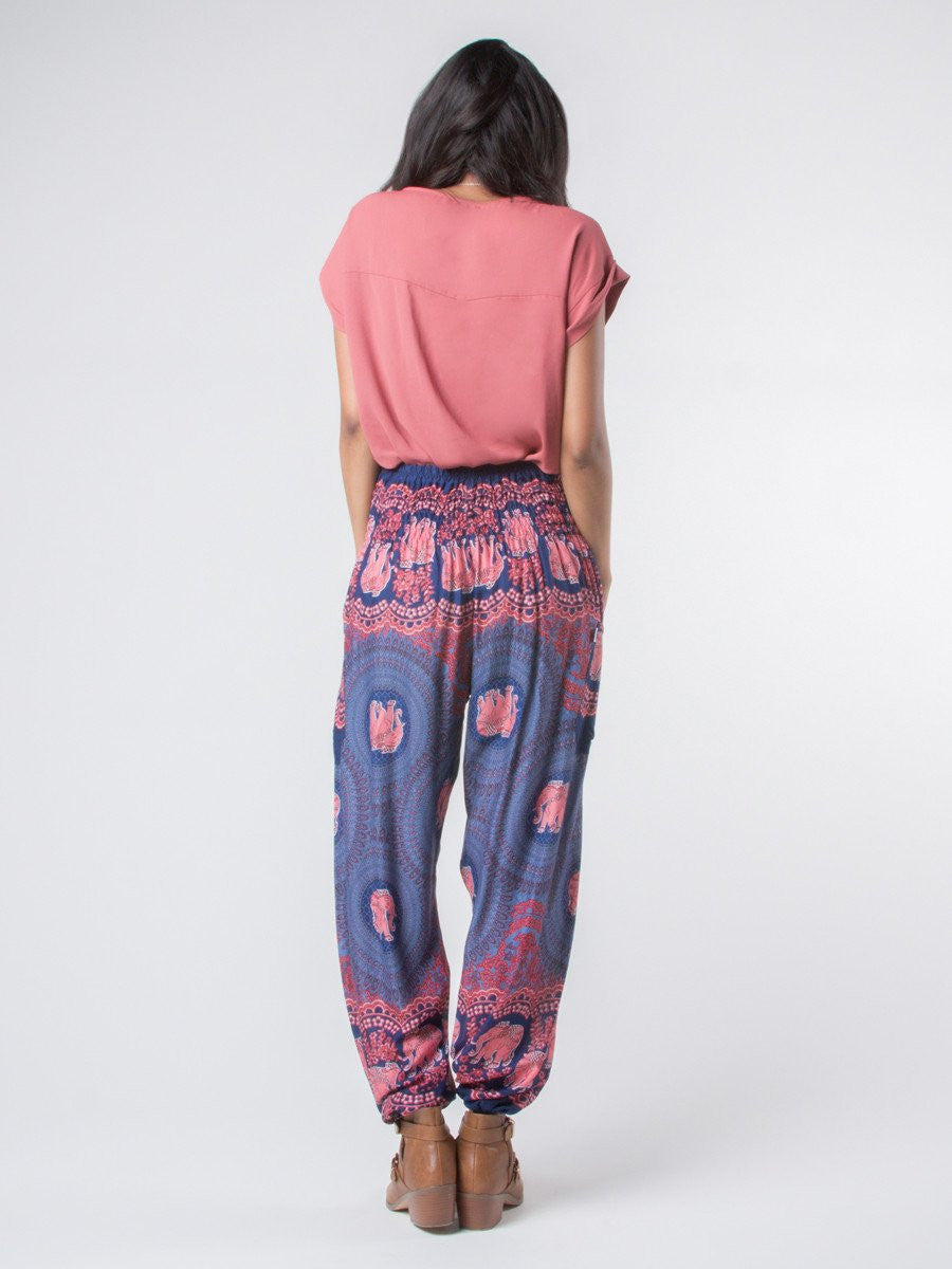 Nellie Dark Blue Harem Pants by The Elephant Pants