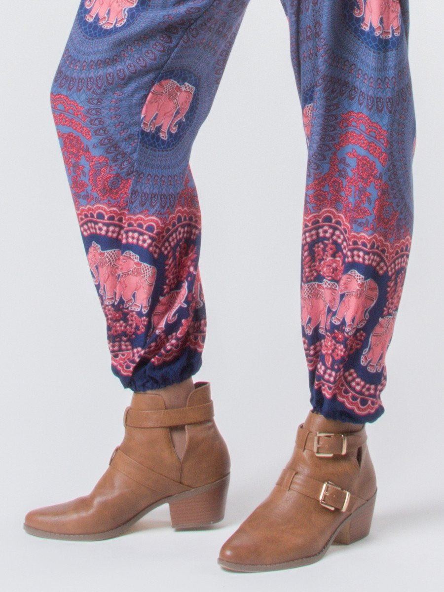 Nellie Dark Blue Harem Pants by The Elephant Pants