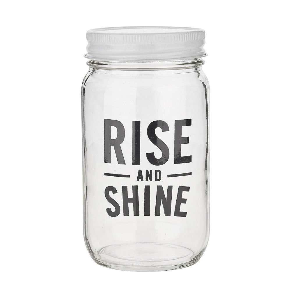 Rise And Shine Mason Jar