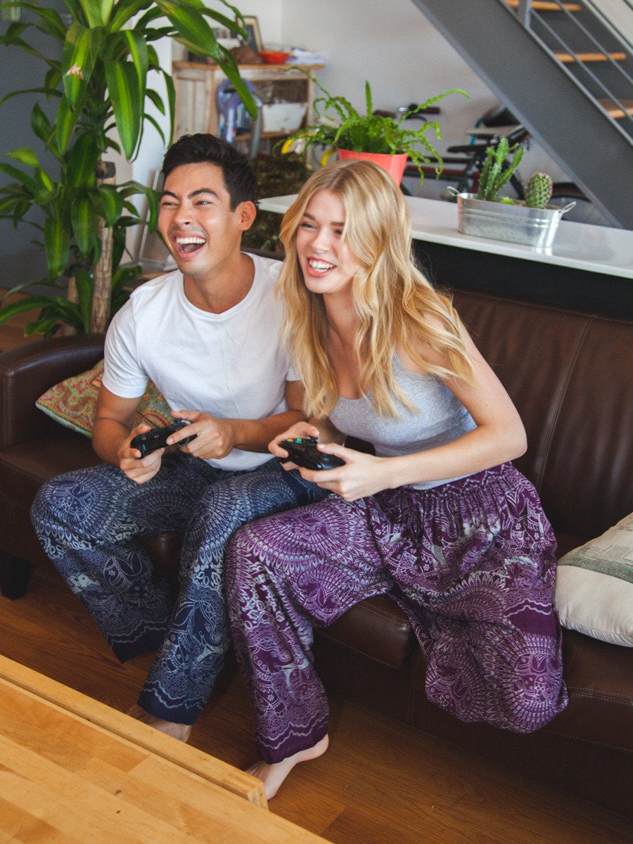 Wendi Plum Unisex Loungers by The Elephant Pants